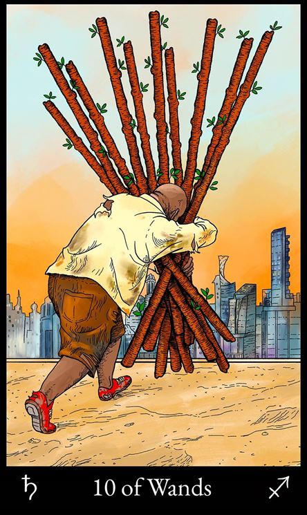 10 of Wands