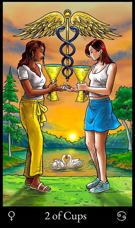 2 of Cups
