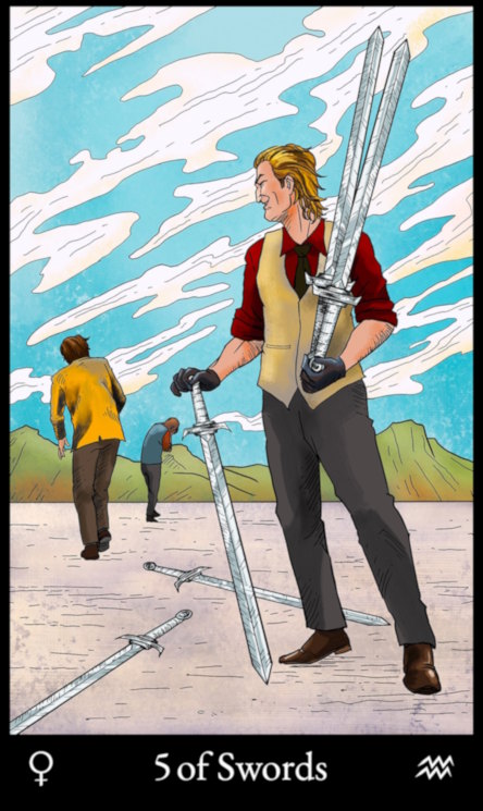 5 of Swords