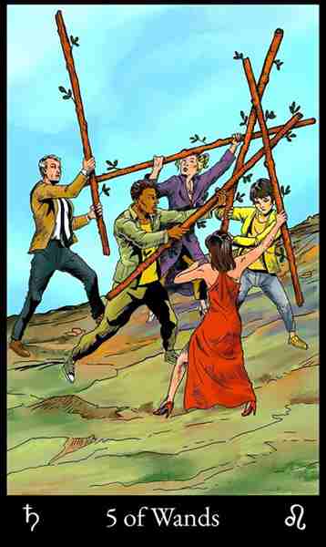 5 of Wands