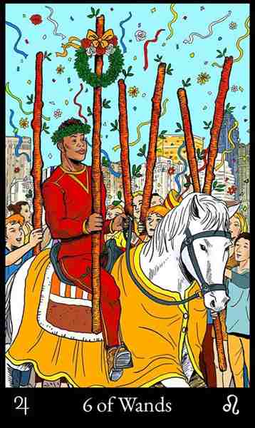 6 of Wands