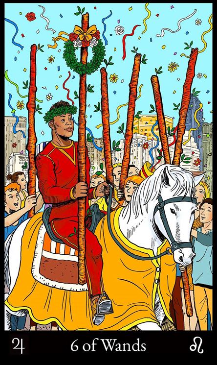 6 of Wands